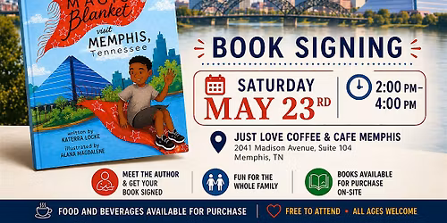 Elias and the Magic Blanket (Memphis Edition) Book Signing