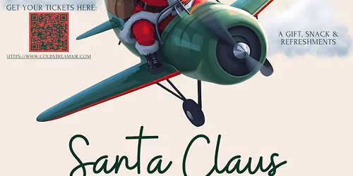 Touch down with Santa!