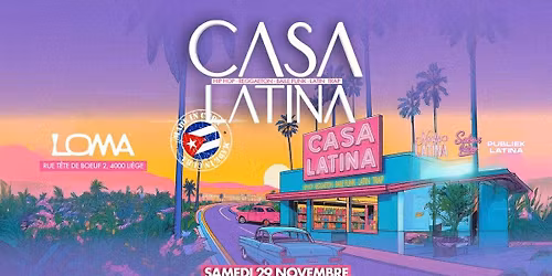CASA LATINA X 29.11.25 X LOMA LIEGE