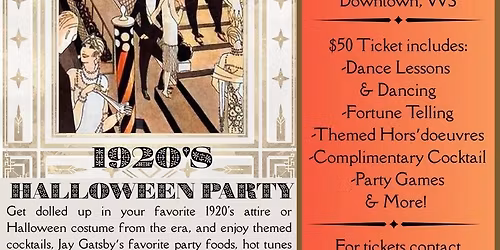 1920's Halloween Party