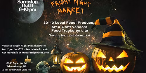 Hunniford Gardens Fright Night Market