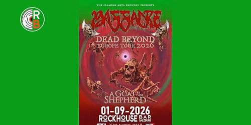 MASSACRE (USA) - DEAD BEYOND EUROPE TOUR 2026 w\/ A GOAT AS OUR SHEPERD (BEL)