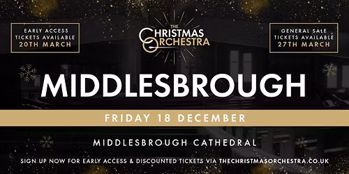 The Christmas Orchestra - MIDDLESBROUGH\ud83c\udf84\ud83c\udfb6