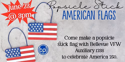 Popsicle Stick Flags!