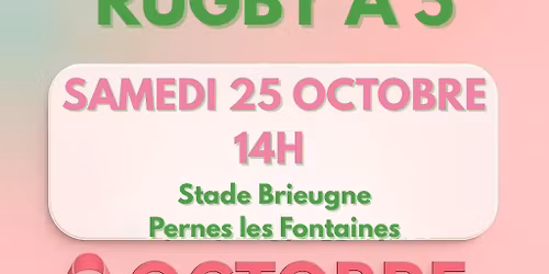 Tournoi Pern'Elles Octobre Rose 