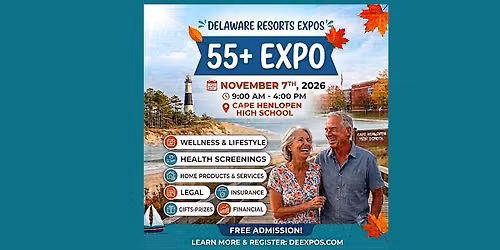 10th Annual Delaware Resorts 55+ Expo