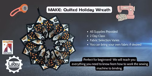 MAKE: Quilted Holiday Wreath