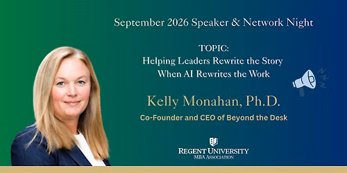 Regent MBAA hosts Dr Kelly Monahan,  AI & Future of Work Expert