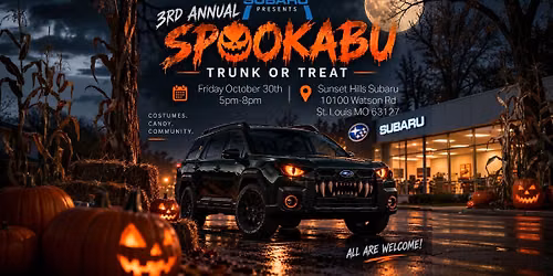 3rd Annual Spookabu Trunk Or Treat
