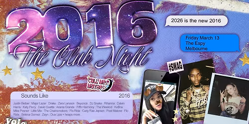 2016 The Club Night - Melbourne