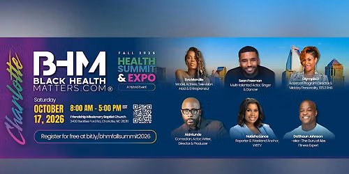 Black Health Matters Fall 2026 Health Summit & Expo