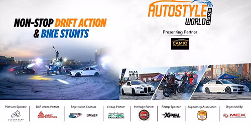 Live Car Drifting and Bike Stunts at Autostyle World Expo 2026