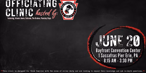 Officiating Clinic hosted by Erie Roller Derby