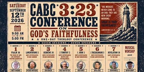 CABC 3:23 Conference on God's Faithfulness