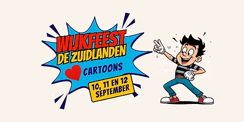 Wijkfeest De Zuidlanden loves Cartoons