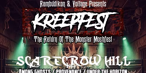 Kreepfest at Pub On Park w\/ Scarecrow Hill & Friends
