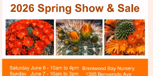 Victoria Cactus and Succulent Society 2026 SPRING SHOW AND SALE