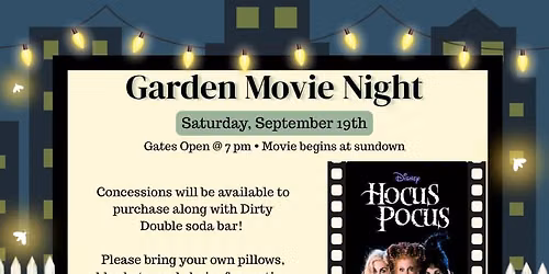 Garden Movie Night #4