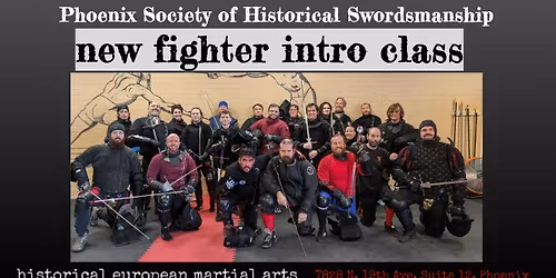 Wield a Longsword! Beginner Swordsmanship Workshop at the Phoenix Society