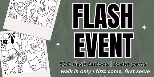 Tattoo Flash Event \u2600\ufe0f