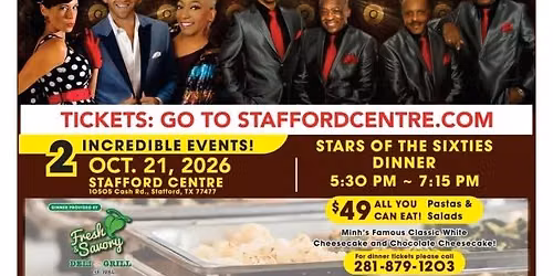 Stars of The 60s Dinner and Symphonic 60s & 70s Show