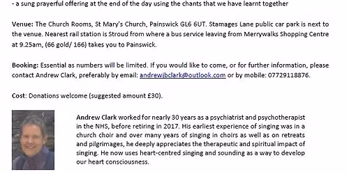 Singing from the Heart