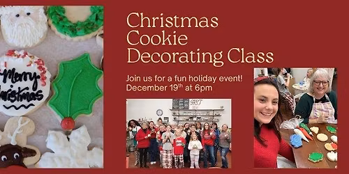 Christmas cookie decorating class
