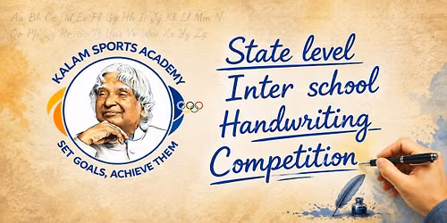 State Level Inter Sch. Handwriting Competition ju