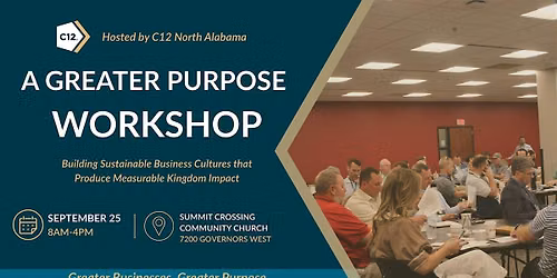 A Greater Purpose Workshop 2026
