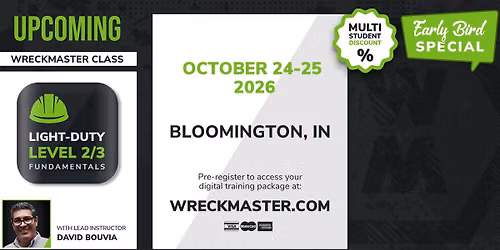 Bloomington IN Level 2\/3 October 24-25 2026