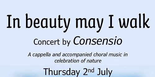 In beauty may I walk - concert