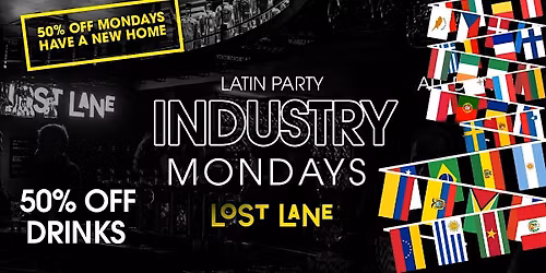 Lost Mondays - 50% OFF DRINKS  - May 18th