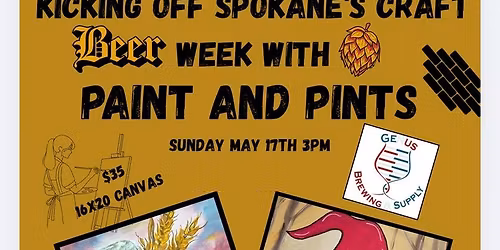 Craft Beer week Paint and Pints Genus 