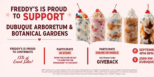 Dine & Donate at Freddy's Frozen Custard & Steakburgers