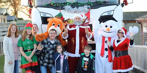 Tank\u2019s Christmas light switch on!