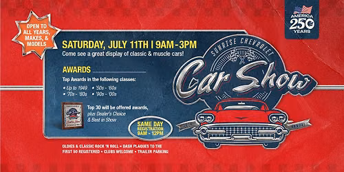 24th Annual Car Show 🚘
