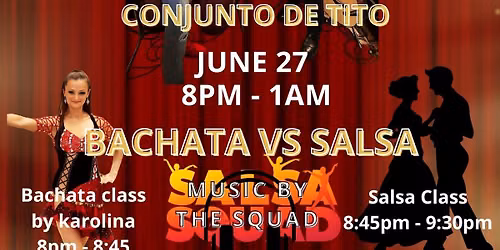 Bachata vs Salsa at The Assembly Room: Red and Black Edition