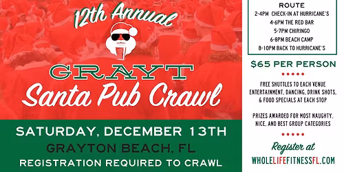 The 12th Annual Grayt Santa Pub Crawl