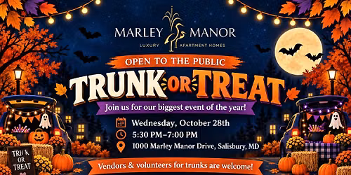 Trunk or Treat at Marley Manor