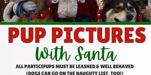 Pup Pictures with Santa @M2I at Rockhouse Marina