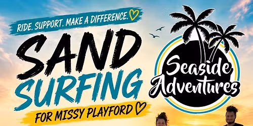 Sand Surfing Benefit For Missy