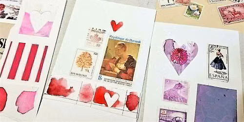 Art for Wellness: CREATIVE CORRESPONDENCE: POSTCARDS & POSTAGE STAMPS
