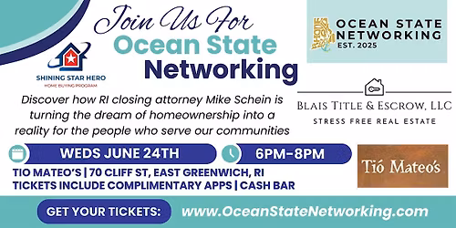 Ocean State Networking June: Honoring Community Heroes ft Mike Schein