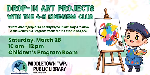 Drop in Tiny Art Show with The 4-H Kindness Club