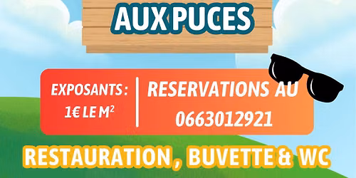 March\u00e9 aux puces Estival de l'AFC \u00e0 Saint Pierre AUCHEL