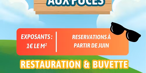 March\u00e9 aux puces Estival de l'AFC \u00e0 Saint Pierre AUCHEL