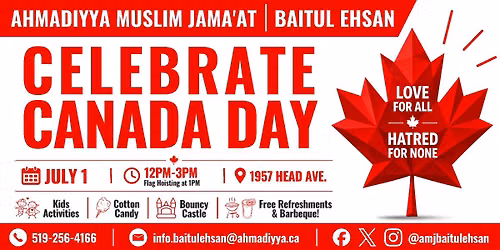 \ud83c\udde8\ud83c\udde6 Canada Day Family BBQ & Celebration