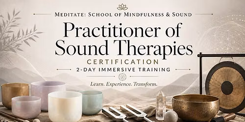 Sound Healing Practitioner Certification Training | Tampa