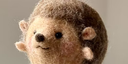 Hedgehog Needle Felting Workshop with Jo Gardiner 