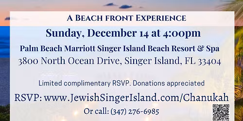 Chanukah on the Beach